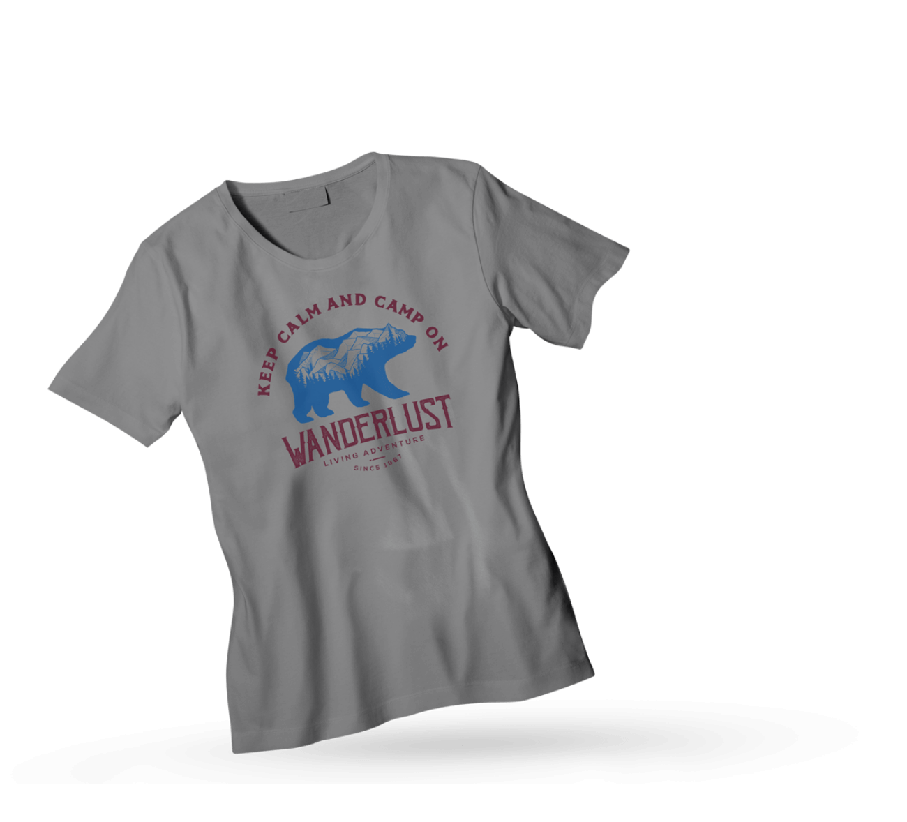 gray customized shirt